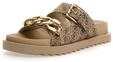 GUESS Damen FATEMA2 Sneaker, Beige/braun, 36 EU
