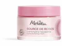 Melvita – Source de Roses Aufpolsternde Feuchtigkeitscreme – langanhaltende