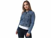 ONLY Damen Jeans-Jacke ONLWonder Life mit Knopfleiste 15243147 medium blue denim XS