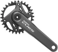 SHIMANO CUES FC-U6000 1x9/10/11-fach Kurbelgarnitur, Black, 175 mm