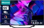 Hisense 55U7KQ 139 cm (55 Zoll) Fernseher 4K Mini LED ULED HDR Smart TV, Quantum Dot, Hisense 55U7KQ 139 cm (55 Zoll) Fernseher 4K Mini LED ULED HDR Smart TV, Quantum Dot,