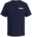 JACK & JONES Male T-Shirt Logo Rundhals T-Shirt