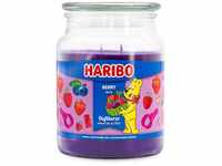 Haribo Duftkerze im Glas mit Deckel | Berry Mix | Duftkerze Fruchtig | Kerzen...