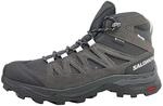 Salomon X Ward Leather Mid GTX Ebony Phantom Black Donna L47181900 EU 38 2/3