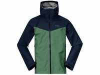 Bergans Skar Light 3L Shell Jacket Men Größe S dark jade green/navy blue