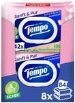 Tempo Feuchte Toilettent&uuml;cher "Sanft & Pur" - Megapack - 16 Packungen mit je 42