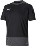 PUMA Unisex Kinder, teamGOAL 23 Training Jersey Jr T-shirt, Black-Asphalt, 164
