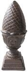Dehner Dekofigur Pinienzapfen, &Oslash; 8,8 cm, H&ouml;he 22 cm, Gusseisen, braun