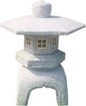 Dehner Solar-Laterne Kodai, ca. 50 x 35 x 35 cm, Granit, grau