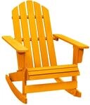 vidaXL Tannenholz Massiv Adirondack Schaukelstuhl Deckchair Schaukelsessel...