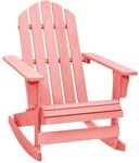 vidaXL Tannenholz Massiv Adirondack Schaukelstuhl Deckchair Schaukelsessel...