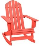 vidaXL Tannenholz Massiv Adirondack Schaukelstuhl Deckchair Schaukelsessel...