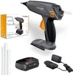 Steinel Akku Hei&szlig;klebepistole MobileGlue 3011 Set, mit 2.5 Ah Bosch 18V PFA Akku,