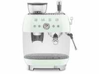 SMEG EGF03PGEU Espressomaschine mit Mühle, Plastic, Pastellgrün