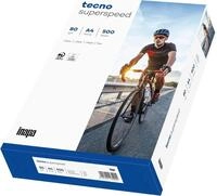 inapa Drucker-/Kopierpapier tecno Superspeed: 80 g/m&sup2;, A4, hochwei&szlig;, 500 Blatt -
