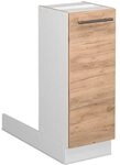 Vicco K&uuml;cheninsel Fame-Line, Goldkraft Eiche, 30 cm | 1 T&uuml;r &middot; 1 Einlegeboden...
