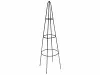 TrendLine Rosenpyramide 120 cm Spalier Metall Obelisk Rankgitter Rankturm