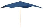 vidaXL Sonnenschirm, Gartenschirm mit Holzmast UV-Schutz, Strandschirm mit...