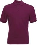 Fruit of the Loom Herren Poloshirt rot Burgunderrot XXL