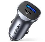 UGREEN 20W Zigarettenanz&uuml;nder Auto Ladeger&auml;t USB C KFZ Adapter Kompatibel Mit