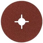 Bosch 2609256243 DIY Fiberschleifscheiben &oslash; 115 mm, G24, Metall, ungelocht, gespannt