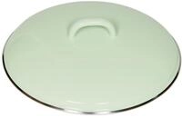Riess, 0100-006, Deckel mit Chromrand &Oslash; 22cm, BUNT PASTELL, Emaille, Made in