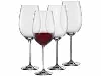 Schott Zwiesel Bordeaux Rotweinglas Vinos (4er-Set), anmutige Bordeauxgläser für