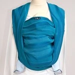 Didymos 447006 Babytragetuch, Modell Wellen acqua, Gr&ouml;&szlig;e 6