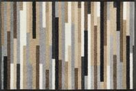 wash+Dry Fu&szlig;matte, Mikado Stripes Nature 50x75cm, innen, waschbar, bunt