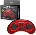 Retro-Bit Sega Mega Drive 2.4 GHz Wireless Controller 8-Button Arcade Pad for Sega