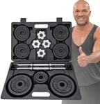 Miweba Sports Hantelset MKH120 | 20kg - 𝐏𝐫𝐨𝐟𝐢 Hanteln mit Koffer -