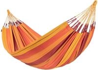 LA SIESTA&reg; Modesta Volcano - Klassische Doppel-H&auml;ngematte aus Bio-Baumwolle