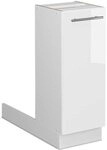 Vicco K&uuml;cheninsel Fame-Line, Wei&szlig; Hochglanz, 30 cm | MDF-Front &middot; 1 Einlegeboden &middot;