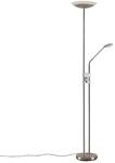 Lindby LED Stehlampe, Deckenfluter dimmbar verstellbarer Lesearm Standleuchte...