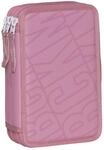 Beckmann Federm&auml;ppchen 3-Fold Pencil Case Pink Altrosa