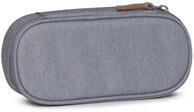 Beckmann City Oval Pencil Case Grey
