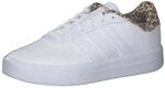 adidas Damen Court Platform Shoes, Cloud White / Gold Metallic, 38 2/3 EU