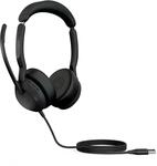 Jabra Evolve2 50 - Kabelgebundenes Stereo-Headset Air Comfort - Mikrofone mit...