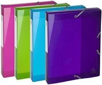 Exacompta Archivbox PP Iderama A4 R&uuml;cken 4 cm 1 St&uuml;ck Zufallsfarbe