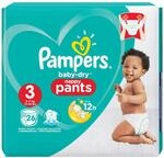 Pampers Baby-Dry Pants Taille 3, 6-11 kg, 26 Couches-Culottes