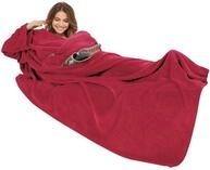 G&ouml;zze - Premium Kuscheldecke mit &Auml;rmeln und Brusttasche, 150 x 240 cm - Rot