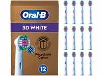 Oral-B Pro 3DWhite Aufsteckbürsten für elektrische Zahnbürste, 12 Stück,
