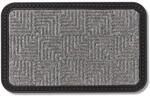 Fu&szlig;matte Au&szlig;en & Innen - 40x60 cm - Silber Muster - Sauberlauf T&uuml;rmatte rutschfest