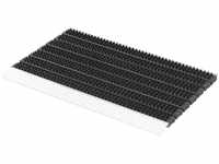 ASTRA Fußmatte außen Super Brush - Türmatte aus Aluminium - Alu Schmutzfangmatte