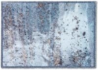 Astra Flauschige Sauberlaufmatte weich - Pure & Soft - Beton hellblau 50 x 70cm...