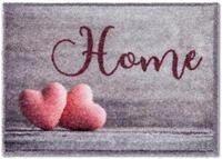 Astra Flauschige Sauberlaufmatte weich - Pure & Soft - Home Herzen Silber 50 x...