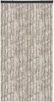 Arsvita Flauschvorhang 80x200 cm in Unistreifen grau, Perfekter Insekten- und