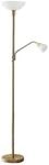 Lindby Stehlampe, Deckenfluter verstellbarer Lesearm Standleuchte 1x E27 max....