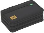 L&Auml;SSIG Federm&auml;ppchen bef&uuml;llt 20-teilig/School Triple Pencil Case Unique Black