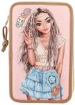Depesche 12378 TOPModel Hippie Heart - Gef&uuml;llte 3-Fach Federtasche mit Model-Motiv